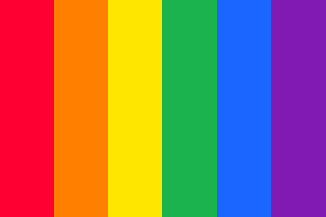 original gay flag thin