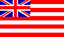 american revolution british flags